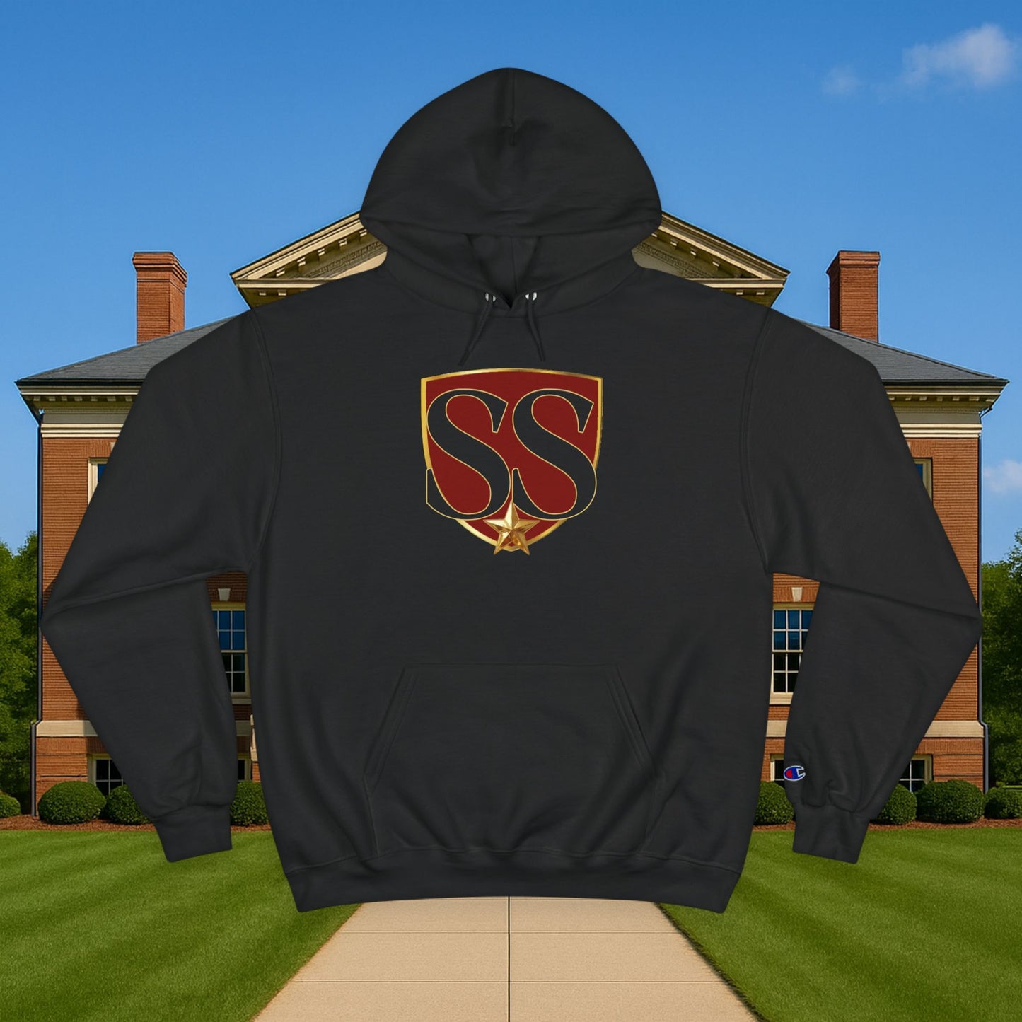 Steppin Like a Sigma x Champion Hoodie