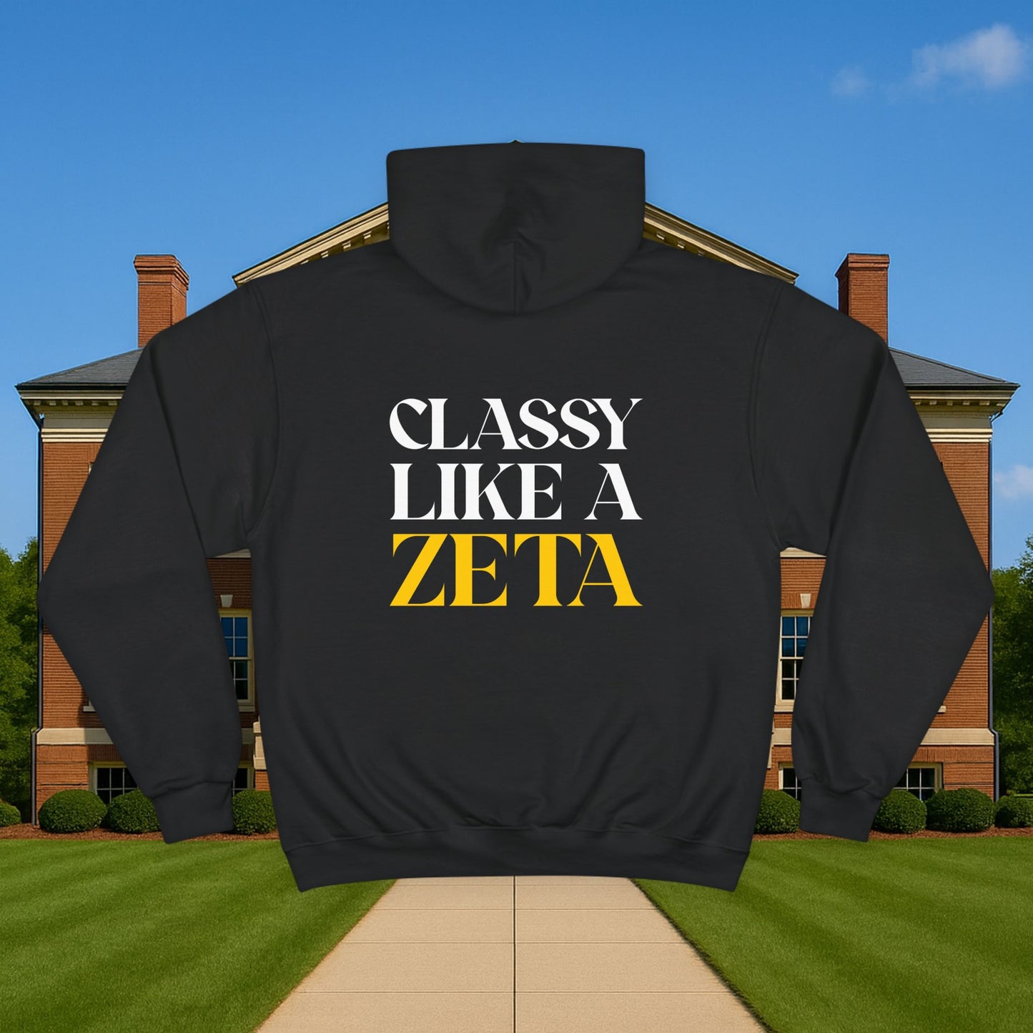 Classy Like a Zeta x Champion Hoodie