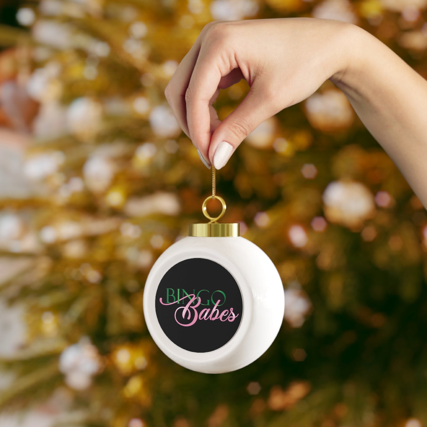 Bingo Babes Christmas Ball Ornament