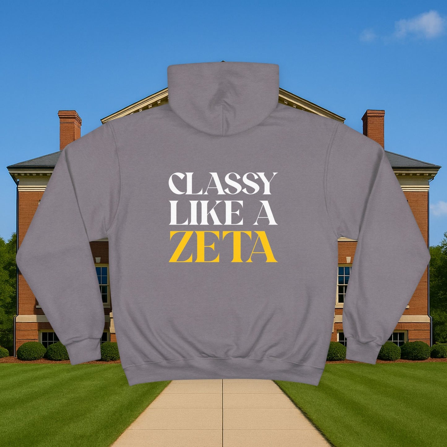 Classy Like a Zeta x Champion Hoodie