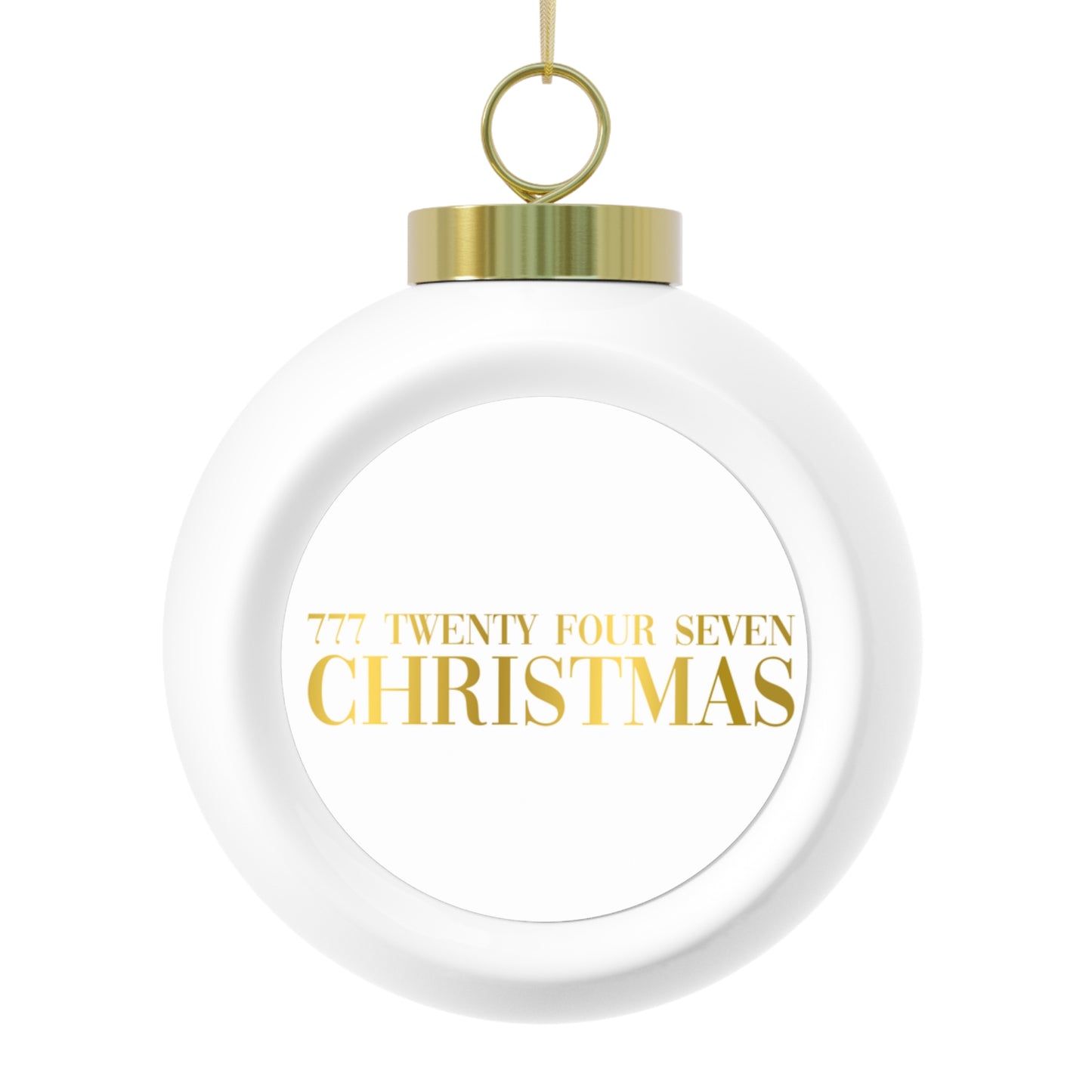 777 Christmas Ball Ornament